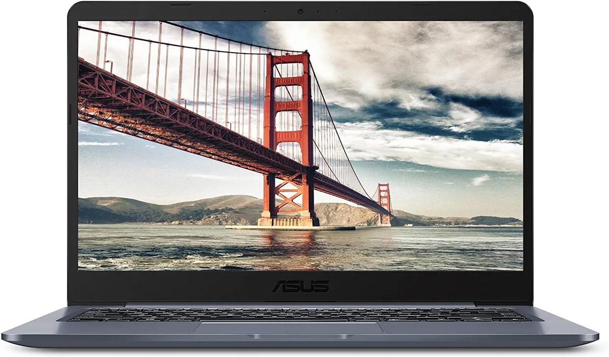 ASUS ASUS L406MA-WH02 laptop 14.0" HD Celeron N4000 4GB 64GB eMMC Slate Gray — product photo