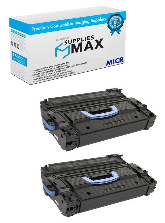 SuppliesMax SuppliesMax Troy 02-88000-001_2PK Black MICR Toner Cartridge 2 Pack 34500 Pages — product photo