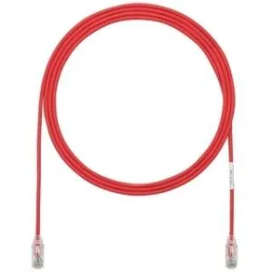 Panduit Panduit UTP28SP7RD 7 ft Cat 6 28 AWG Red network ethernet cable — product photo