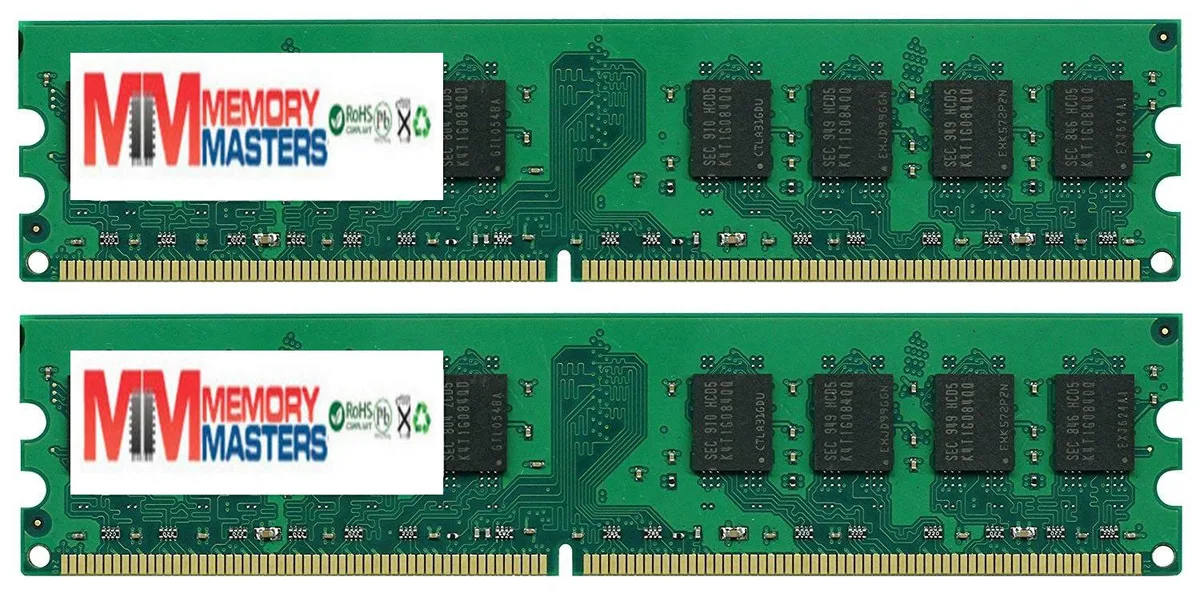 Simmtec, Inc Simmtec, Inc 4GB 2x2GB DDR2 800MHz PC2-6300 240-pin DIMM desktop RAM — product photo