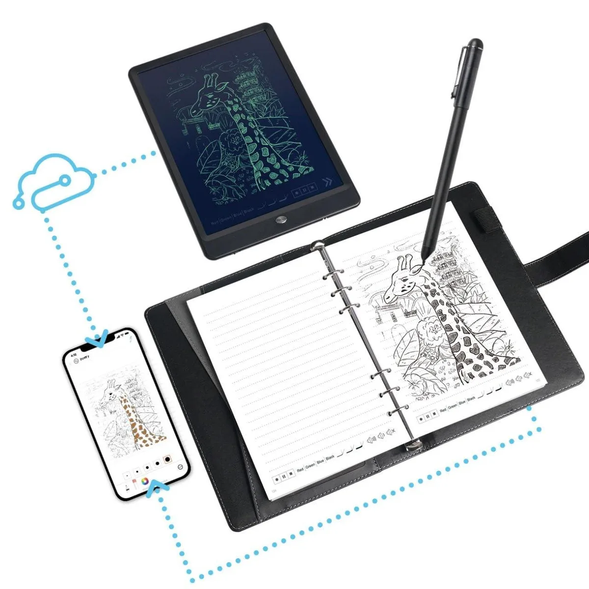 GSM Outdoors GSM Outdoors Digital Smart Pen and Notebook Writing Set 2 in 1 Accessories — product photo