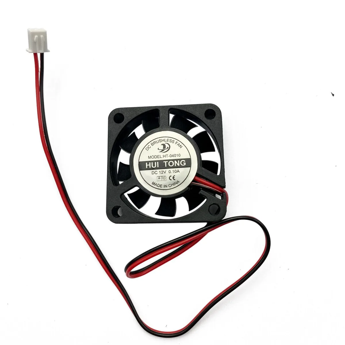 tuanyuan tuanyuan CPU Cooling Fan HT-04010D12M 12V 0.08A 4CM 2-wire Black — product photo