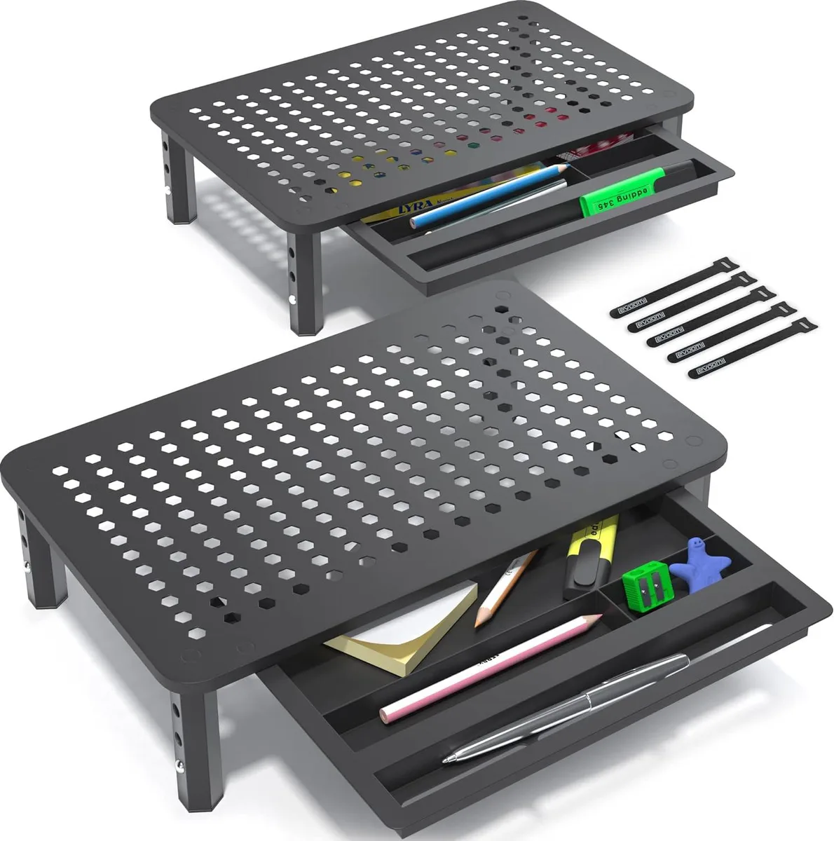 BFKK BFKK Monitor Stand 2 Pack with Drawer accessory — product photo