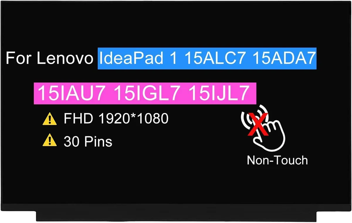 NUOLAISUN NUOLAISUN 15.6" laptop screen 1920×1080 30 pin 60 Hz non-touch — product photo