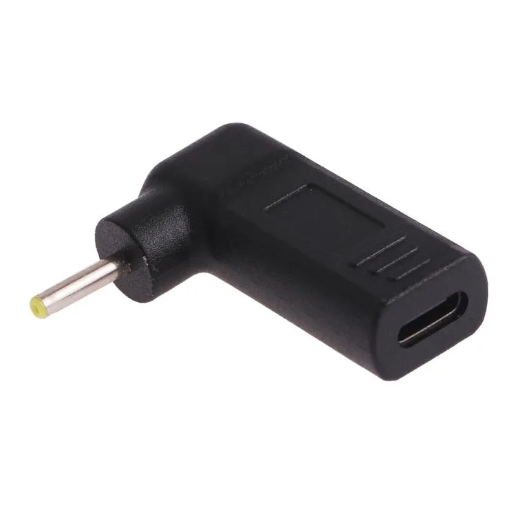 eForChina eForChina 2.5 x 0.7mm Male to USB-C Female Elbow Adapter — product photo
