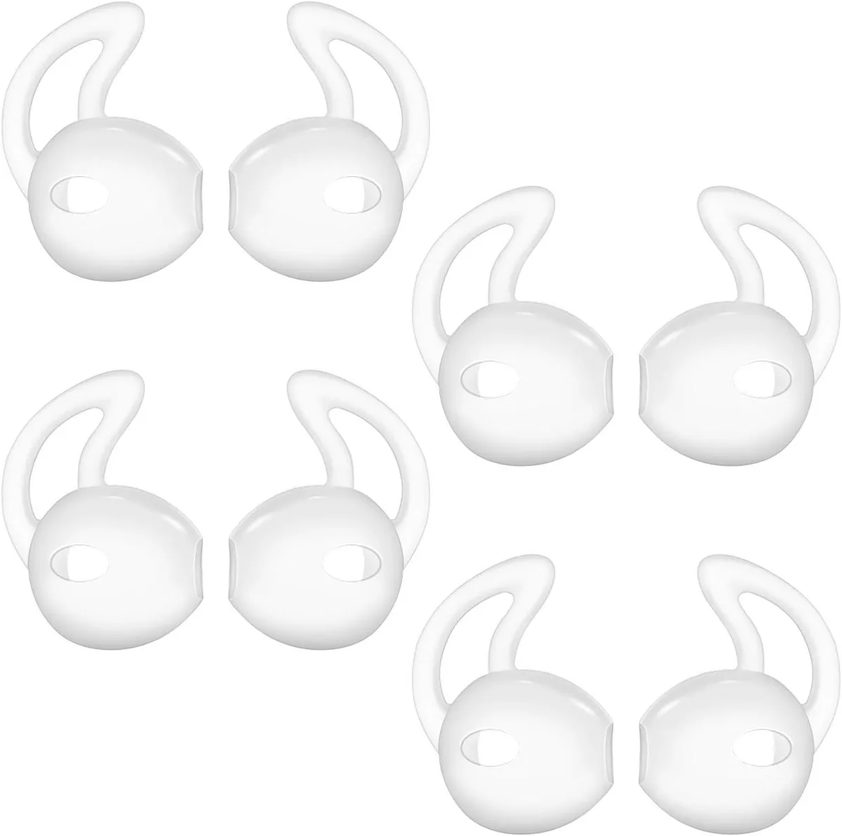 MAONO MAONO Earbud Tips Anti-Slip Silicone 4 Pairs Clear — product photo