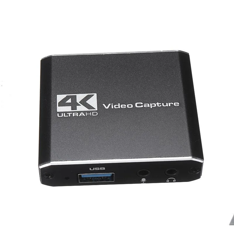 ESTONE ESTONE OZC4 video capturing device 4K HDMI loop-out 1080p 60fps USB 3.0 3.5mm mic — product photo