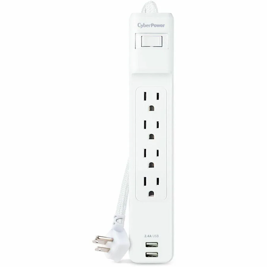 CyberPower CyberPower P406U 4 Outlet Surge Protector 500 J — product photo