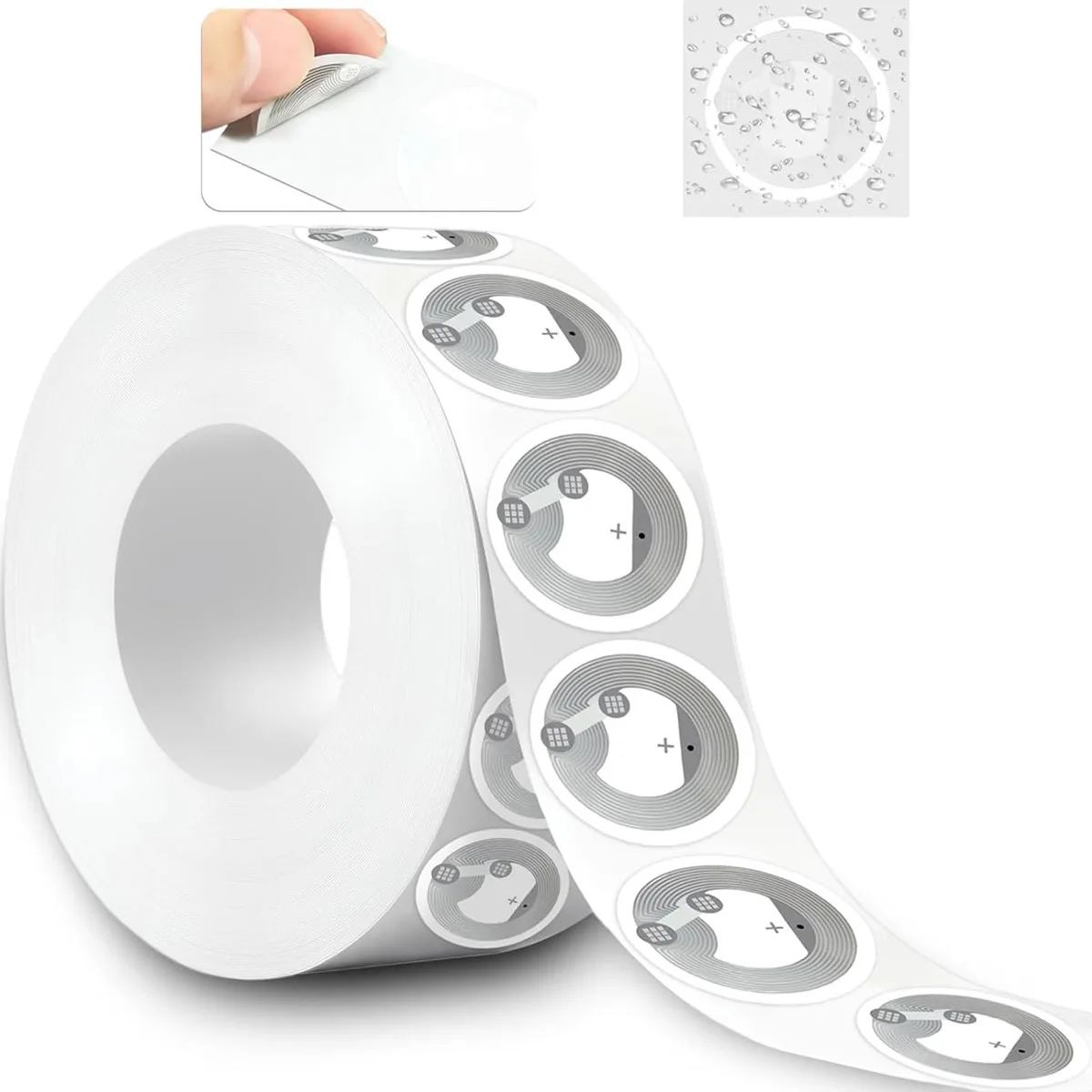 White Casio label printer box, rectangular, matte finish