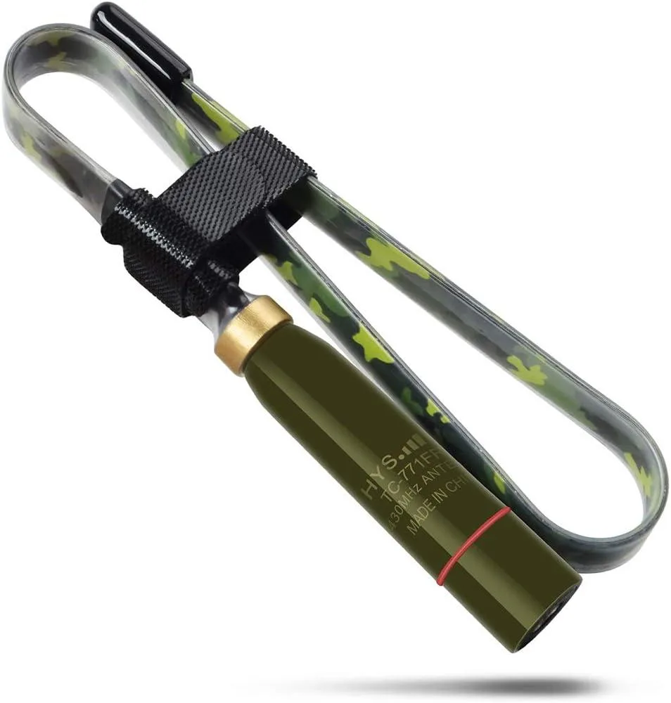 usbroway usbroway 15.3inch SMA Male Foldable CS Tactical Antenna Camouflage 2m/70cm — product photo