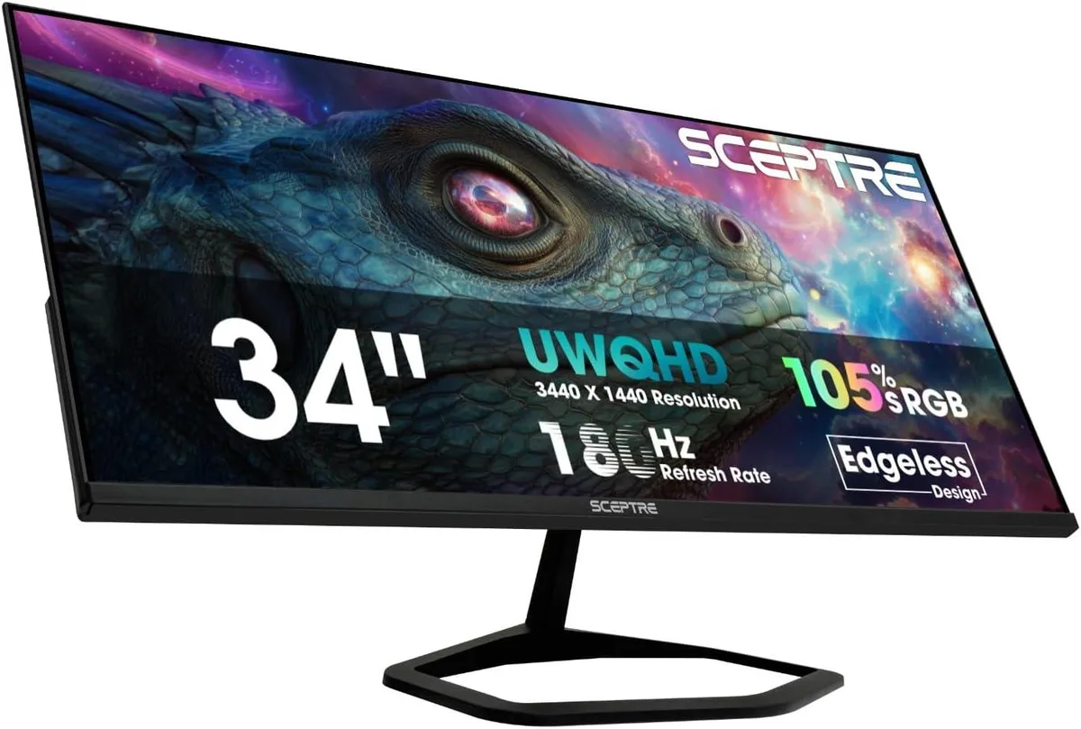 Sceptre Sceptre 34" 3440×1440 180Hz Ultrawide Gaming Monitor — product photo