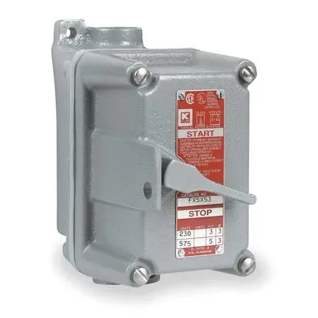 Killark Killark FXSX52 Control Station 3/4 In 1 Gang — product photo