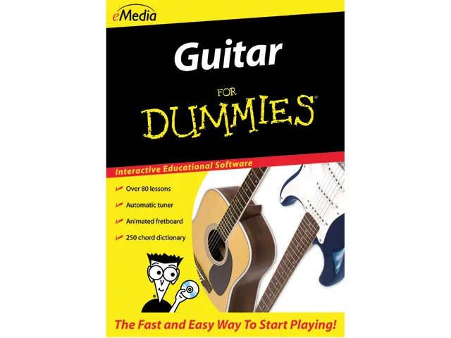 eMedia eMedia FD12091DLM Guitar For Dummies Mac Software 80 lessons 40 videos — product photo