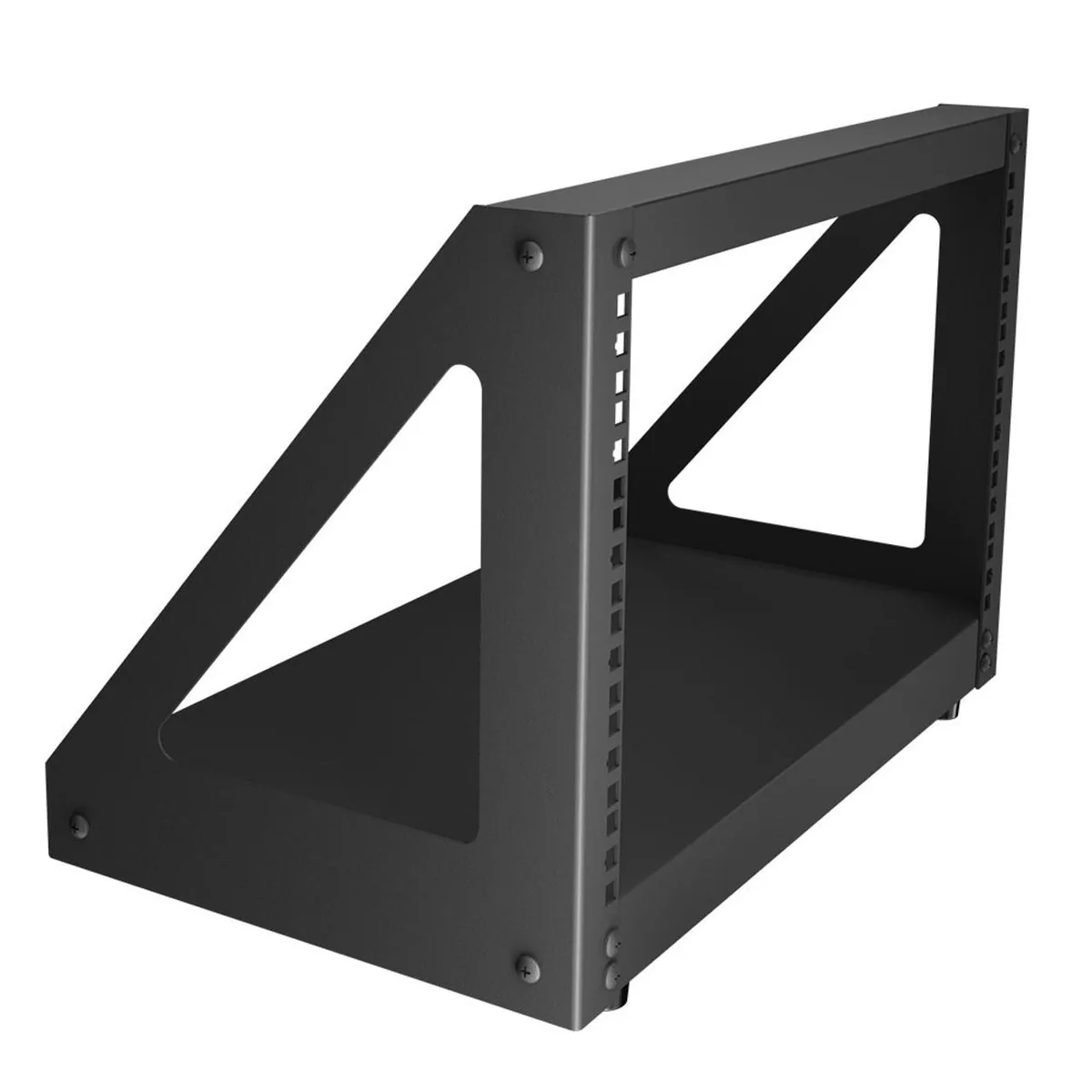 NavePoint NavePoint 6U 2-Post Open Frame Desk Rack Heavy Duty 19 inch 660 lbs — product photo