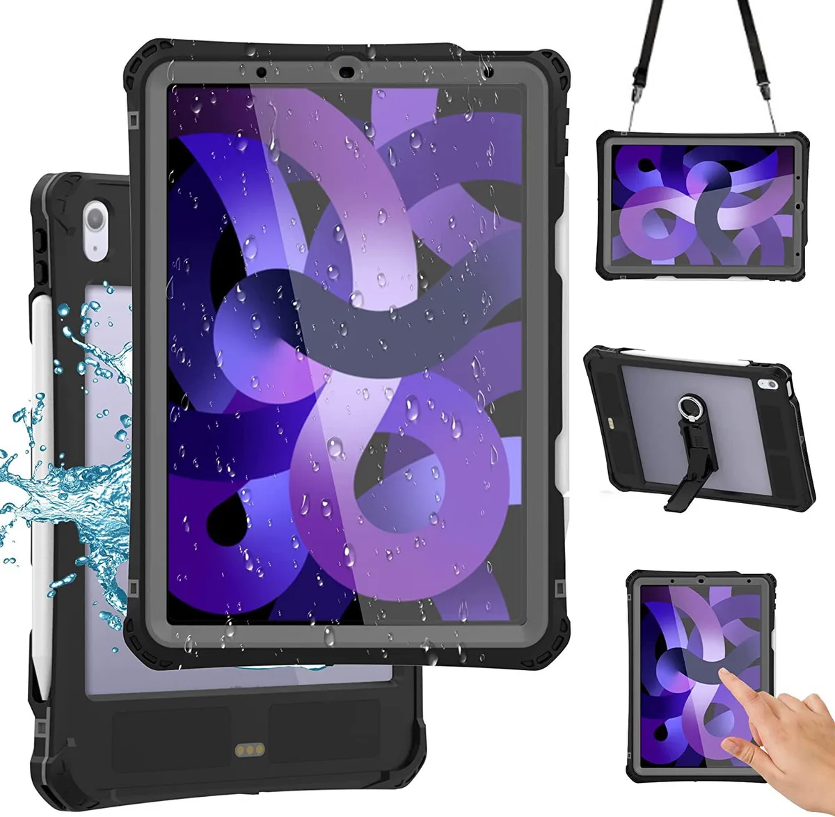 Werleo Werleo iPad Air 10.9 2020/2022 Rugged Case Black — product photo