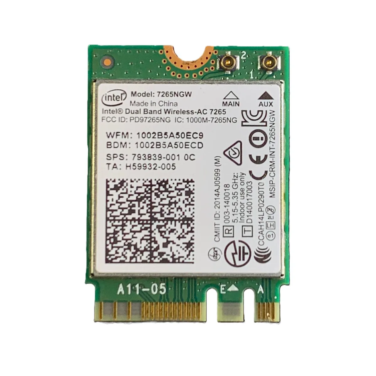 HighZer0 Electronics HighZer0 Electronics AC7265 Legacy Wi-Fi Adapter Green &amp; White — product photo