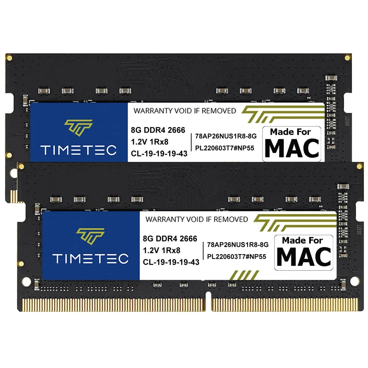 Timetec Timetec MR-G8GD426S2E 16GB (2x8GB) DDR4 2666 CL19 laptop RAM — product photo