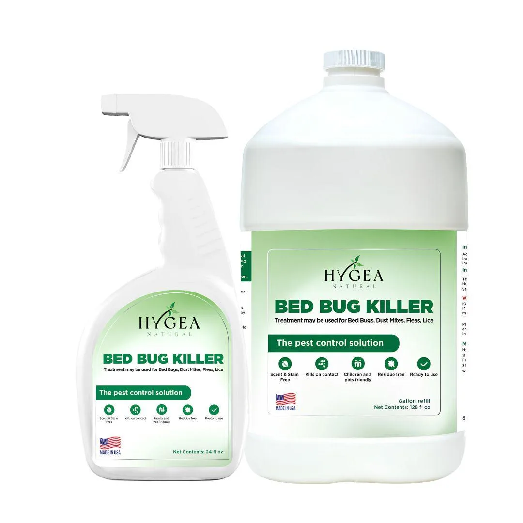 Hygea Natural Hygea Natural Bed Bug Mites Lice DIY Kit 24oz + 128oz Refill — product photo