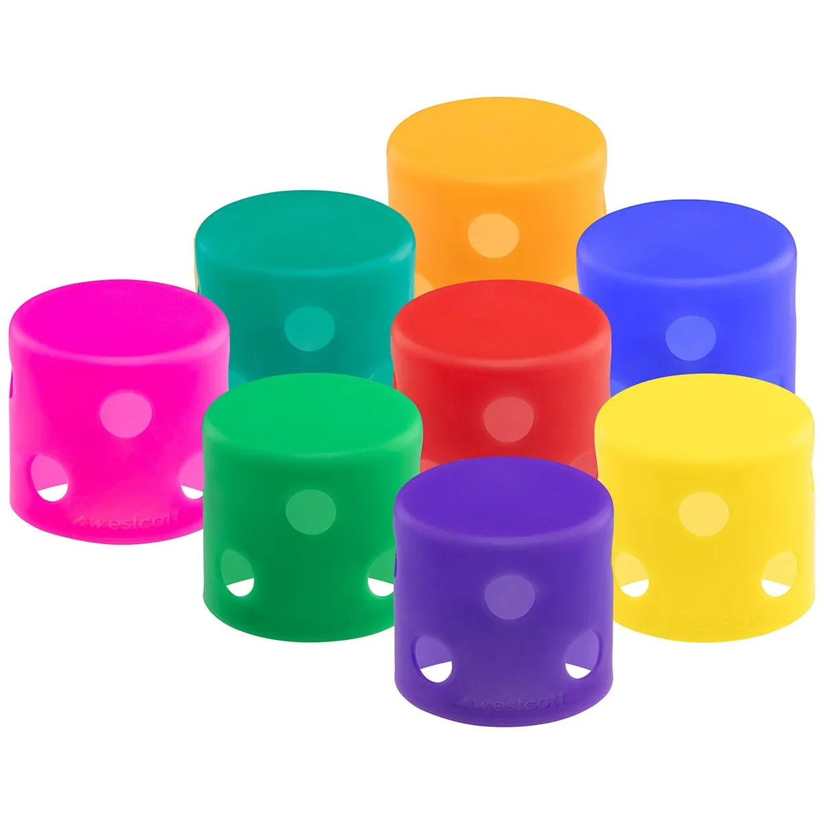 Eight colour silicone gels in red orange yellow green teal blue purple pink for Godox AD400 Pro strobe dome