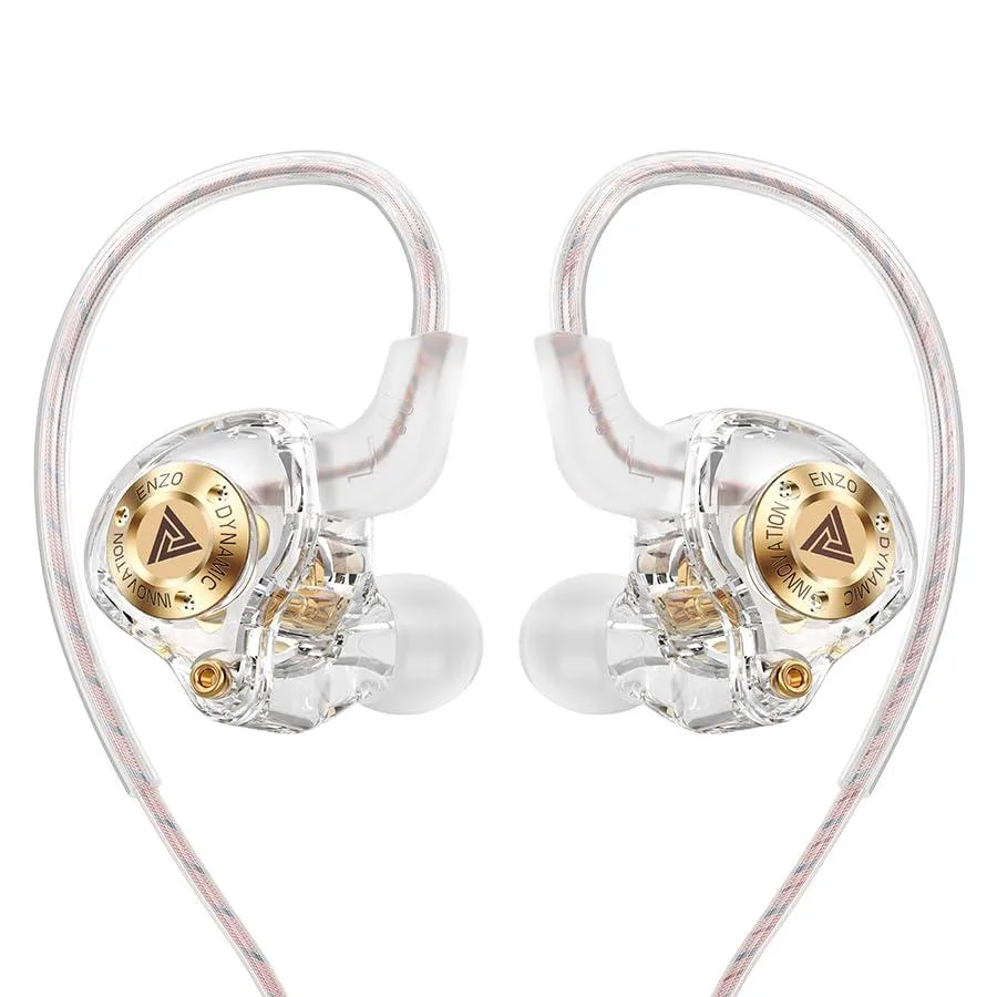  Piluyaa QKZ-ENZO In-Ear Headphones White 11mm 16 ohm 3.5mm — product photo