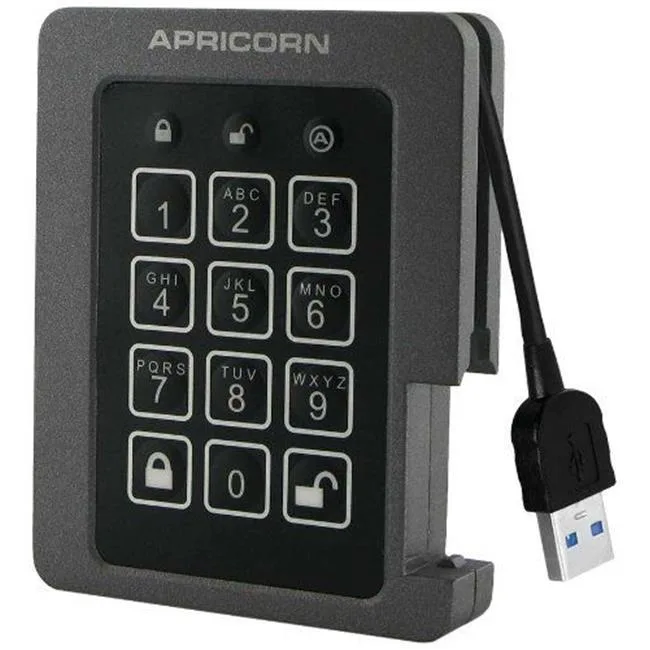 Apricorn Apricorn ASSD-3PL256-480F 480GB portable hard drive — product photo