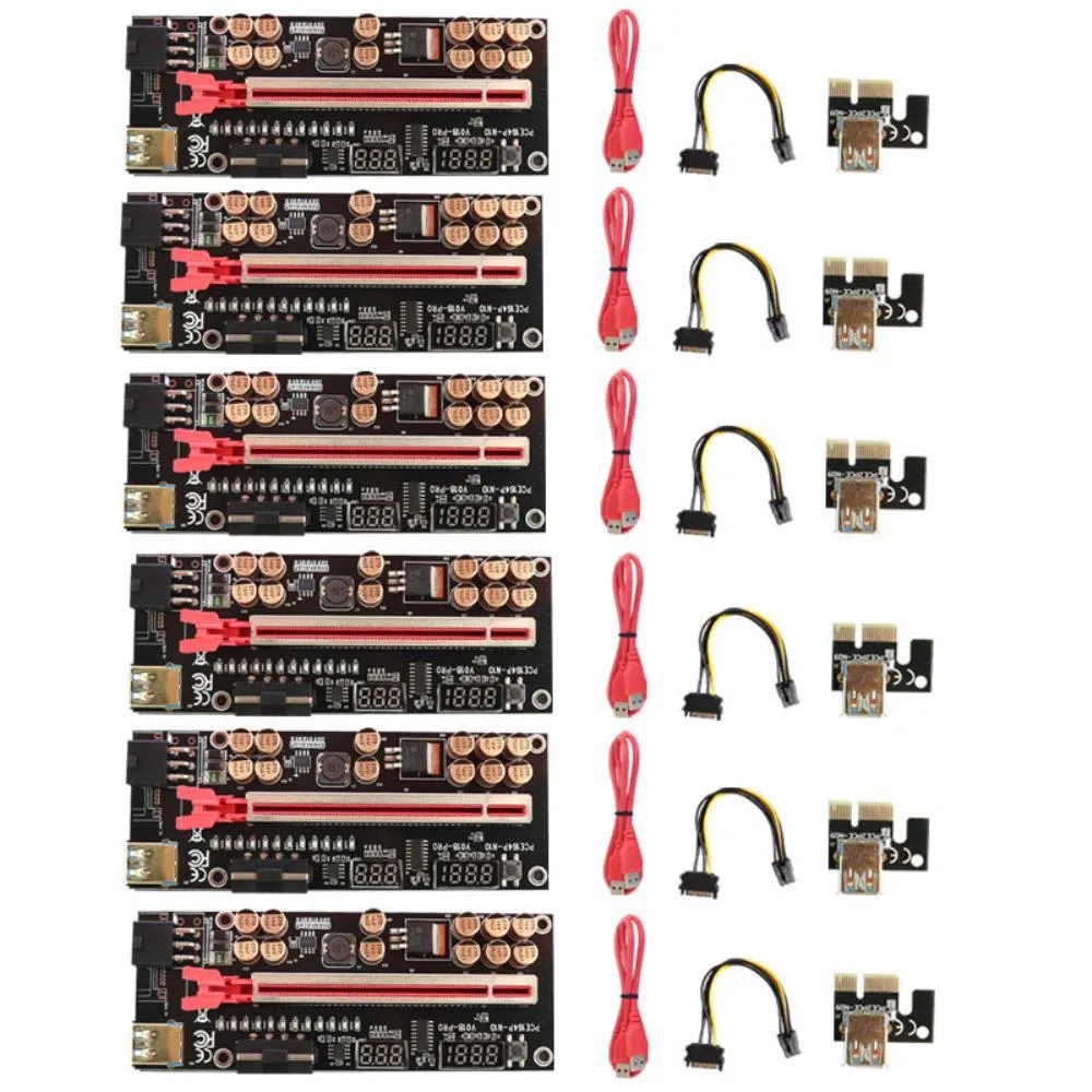 Ruth's sister Ruth's sister VER018 PRO PCI-E 1X to 16X riser card 6pcs — product photo