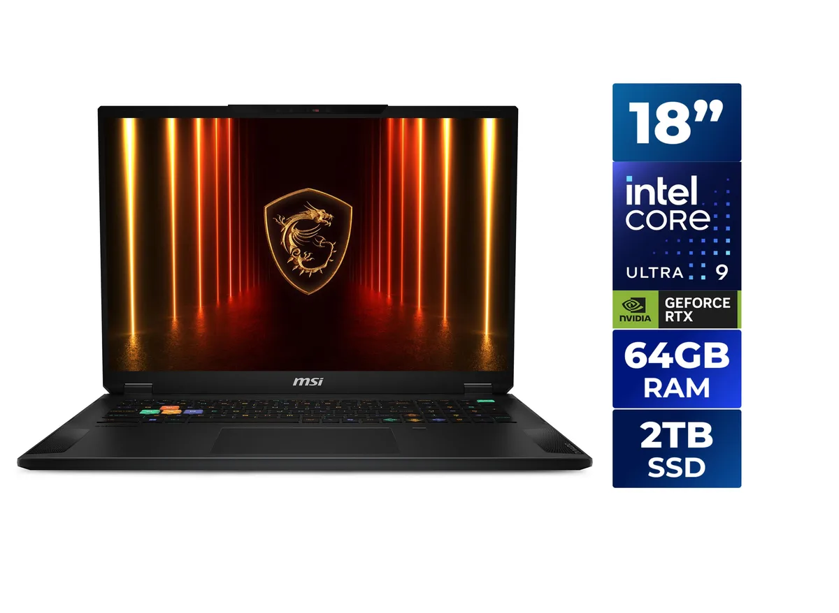 MSI MSI Stealth 18 HX AI A2XWIG-036US gaming laptop — product photo