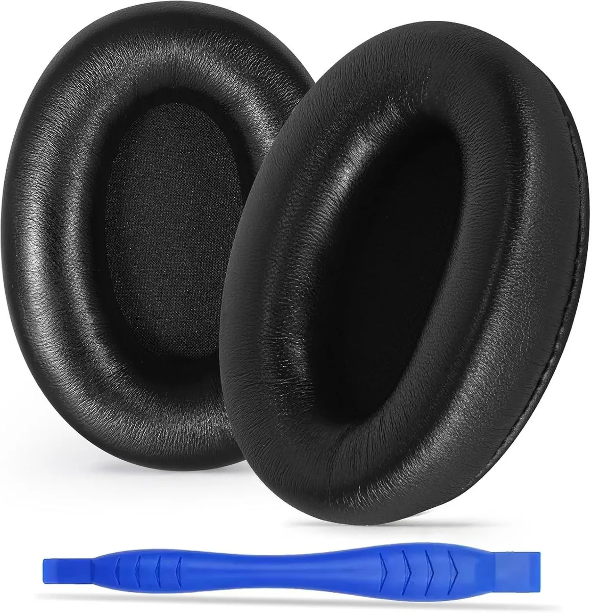 BESIGN BESIGN WH-1000XM3 Replacement Ear Pads Lambskin Leather Black — product photo