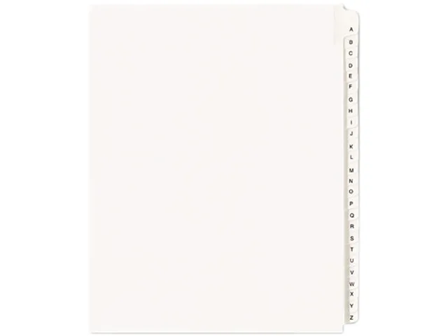 Avery Avery 01700 Collated Legal Dividers Allstate Style Letter Size A-Z Tab Set 26 Tabs — product photo