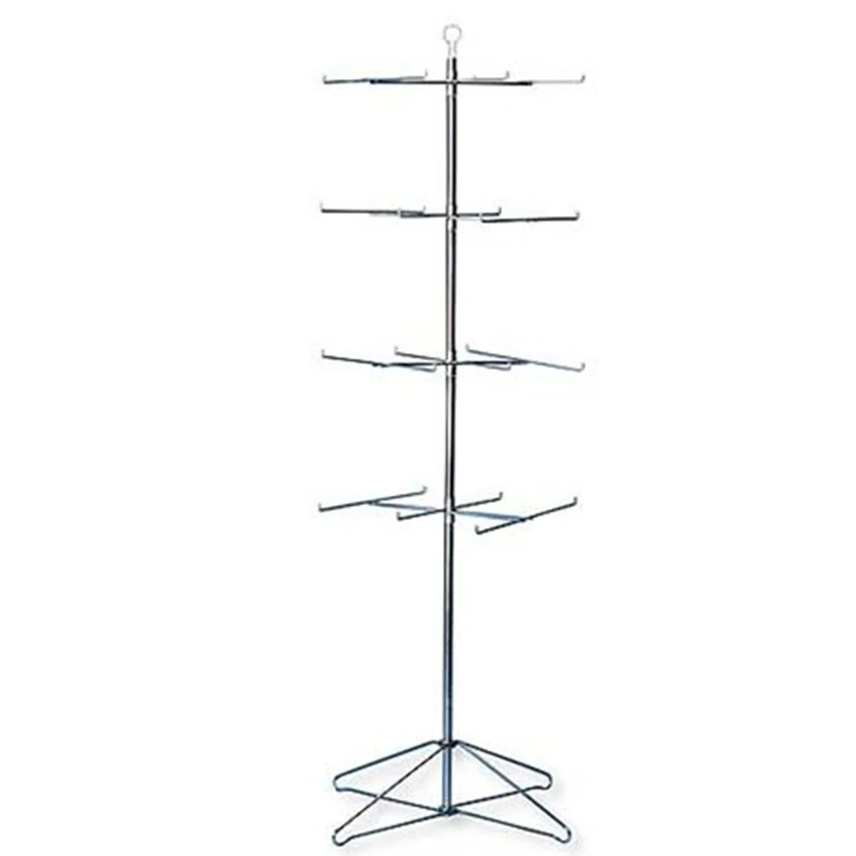 Store Supply Warehouse Store Supply Warehouse 4-Tier Wire Spinner Rack 63"H — product photo