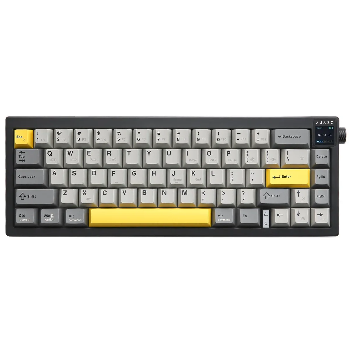 Vszerda Vszerda AJAZZ AK650 65% Wireless Mechanical Keyboard Black Flying Fish Switch — product photo