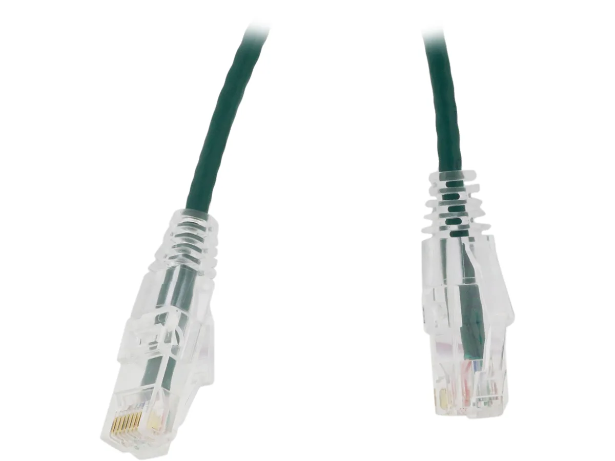 Nippon Labs Nippon Labs SLCAT6-28-1GN network ethernet cable 1 ft green 28 AWG Cat6 550 MHz — product photo