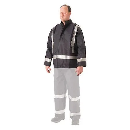 N a S C O N a S C O 1801JN110 Flame Resistant Rain Jacket 16 cal/sq cm XL 5 oz Kevlar personal protective equipment — product photo