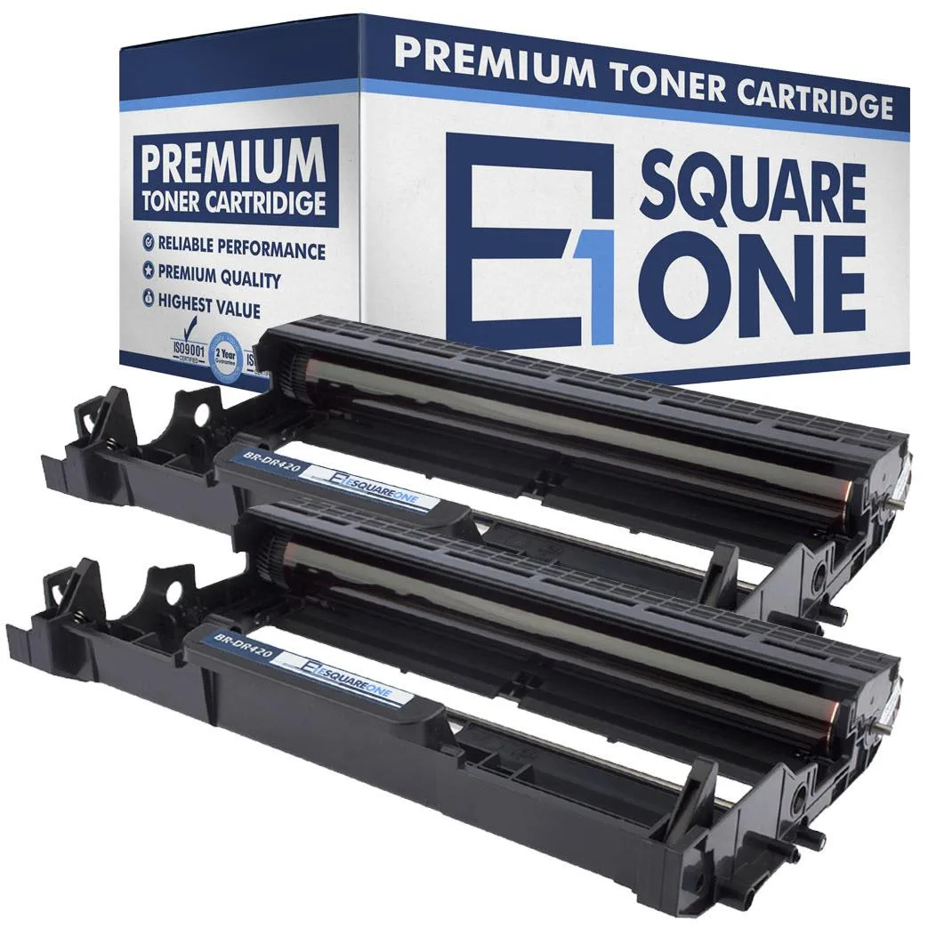 eSquareOne eSquareOne S1-BR-DR420-02 Compatible Drum Unit Black 2-Pack — product photo