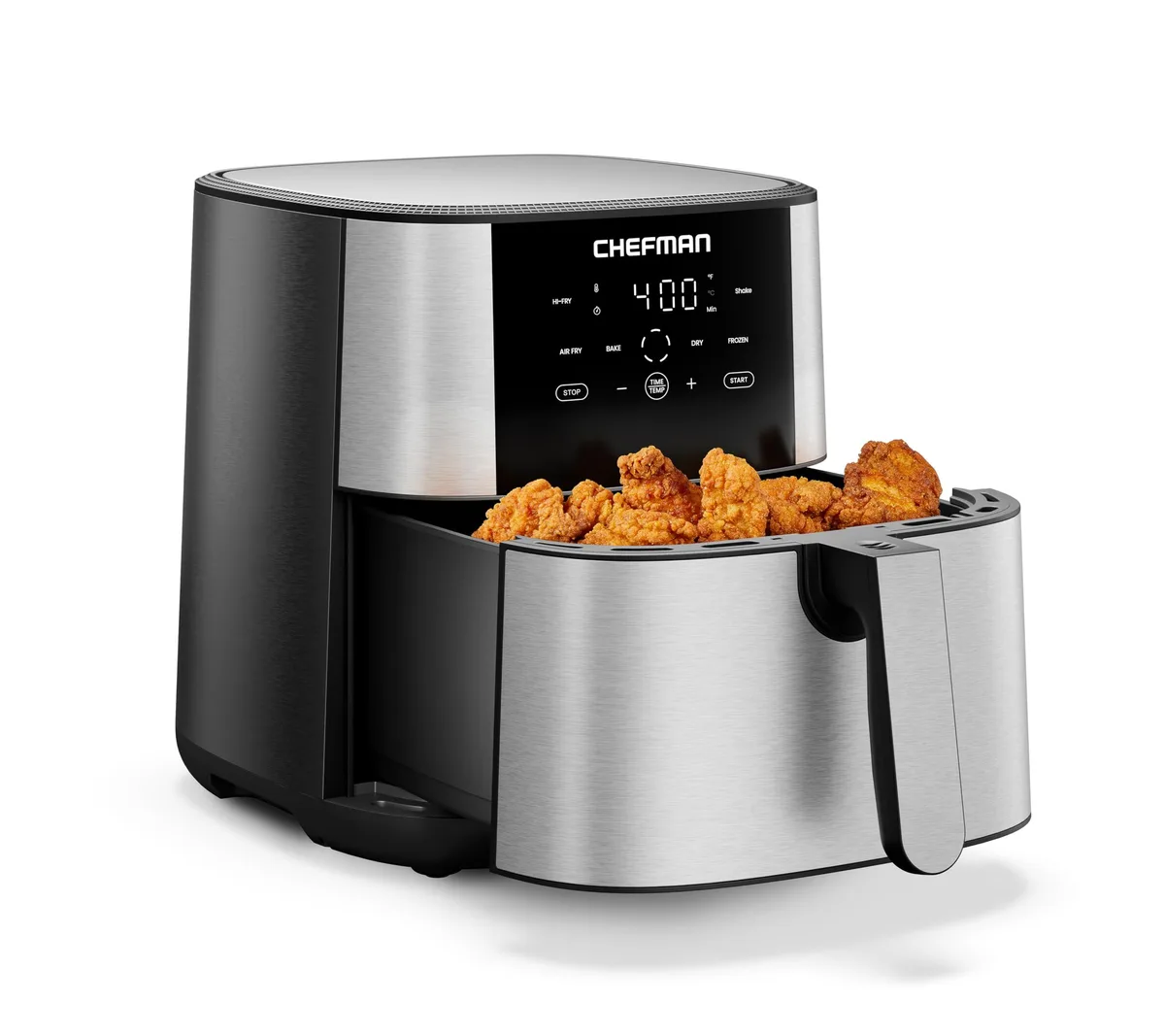  Chefman Square Air Fryer 8 Qt Stainless Steel RJ38-SQSS-8T — product photo