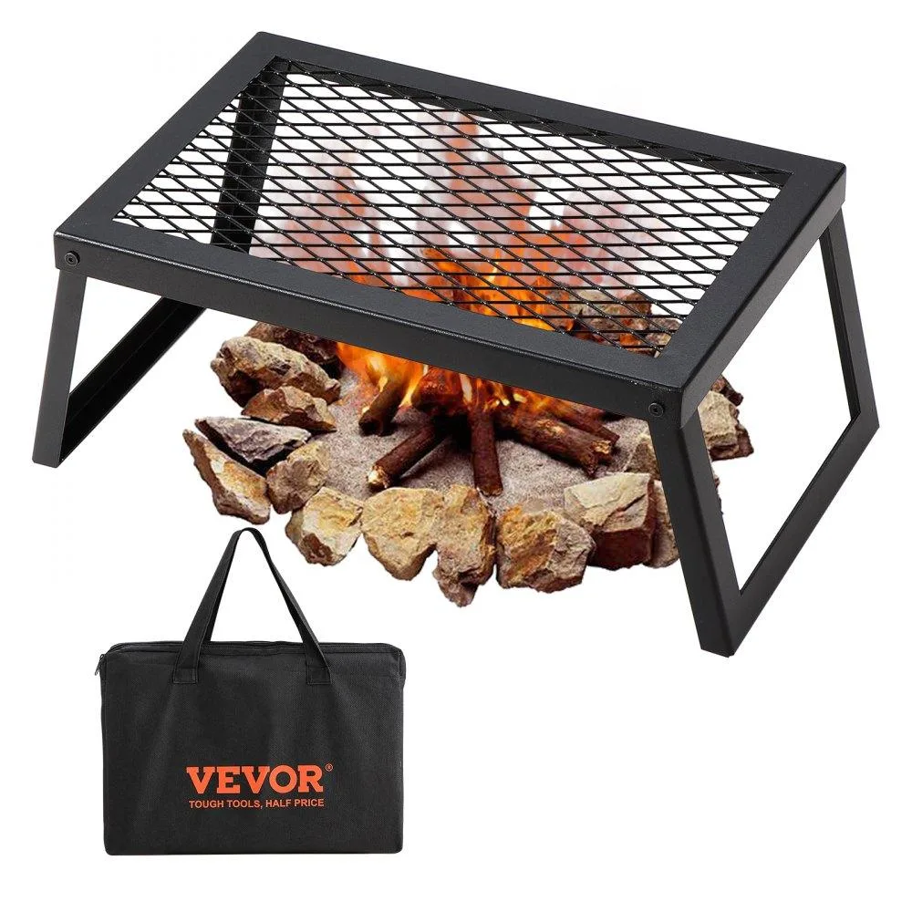 VEVOR VEVOR Folding Campfire Grill 18" Steel Mesh 13 lbs Capacity 6 lbs Weight — product photo