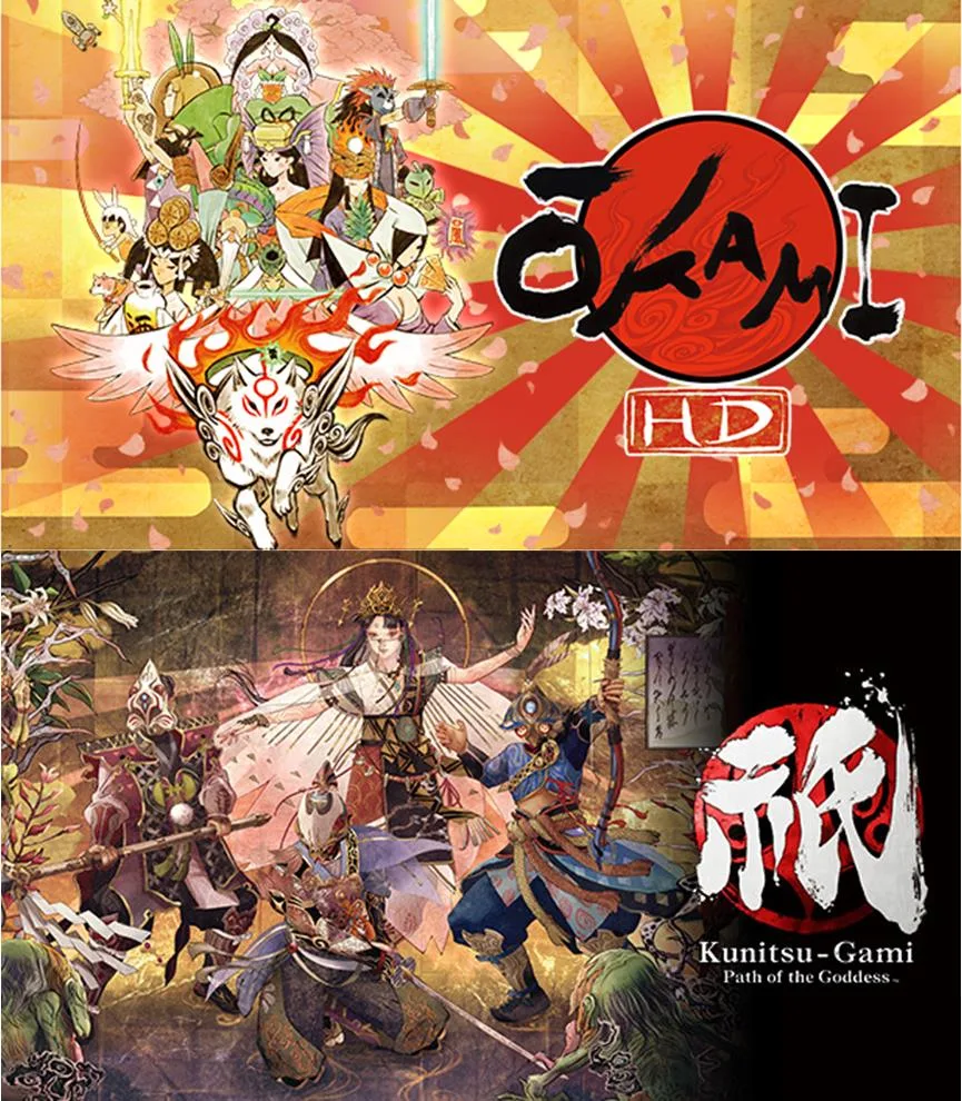 Digital Steam code card for Okami HD and Kunitsu-Gami bundle