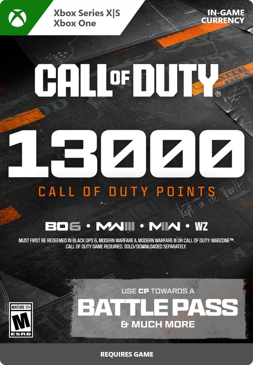 Activision Activision 7LM-00074 Call of Duty Points 13000 downloadable game — product photo