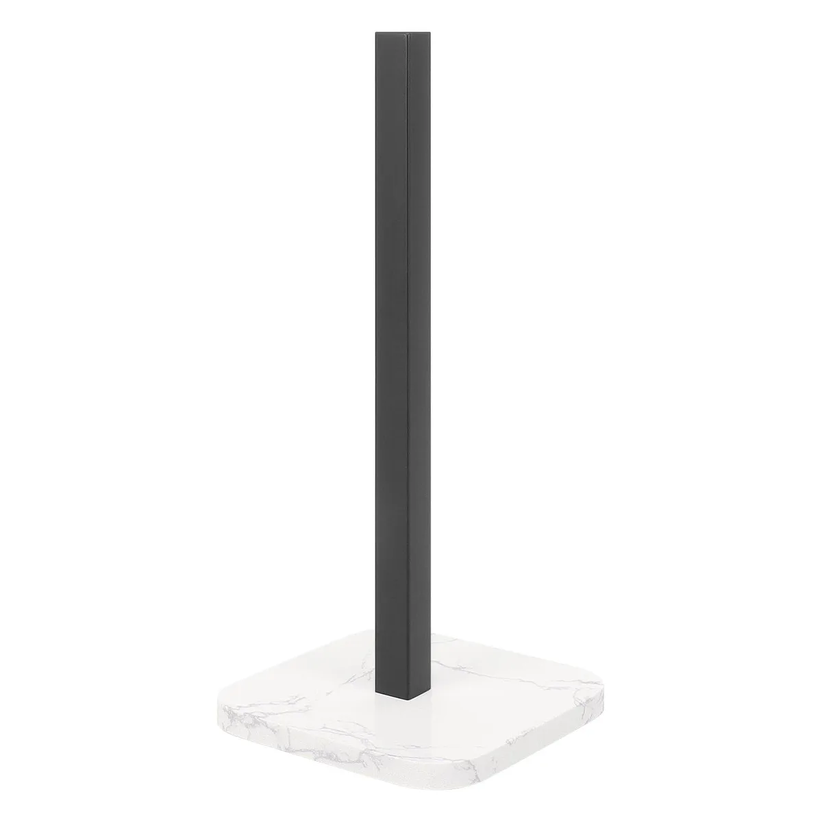 NearMoon Standing Paper Towel Holder Matte Black 13 Inch Marble Base — product photo