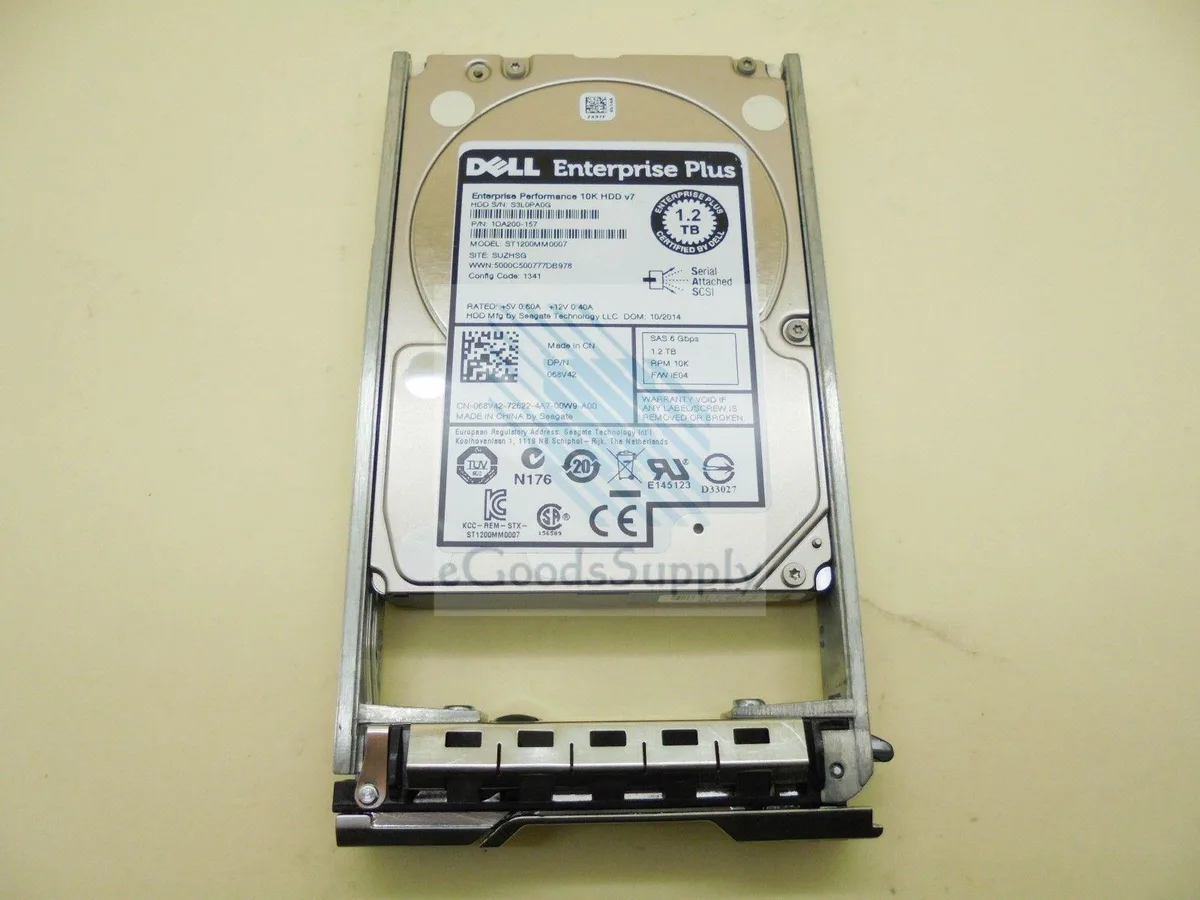 DELL DELL ST1200MM0007 1.2TB 10000RPM SAS 2.5" internal hard drive — product photo