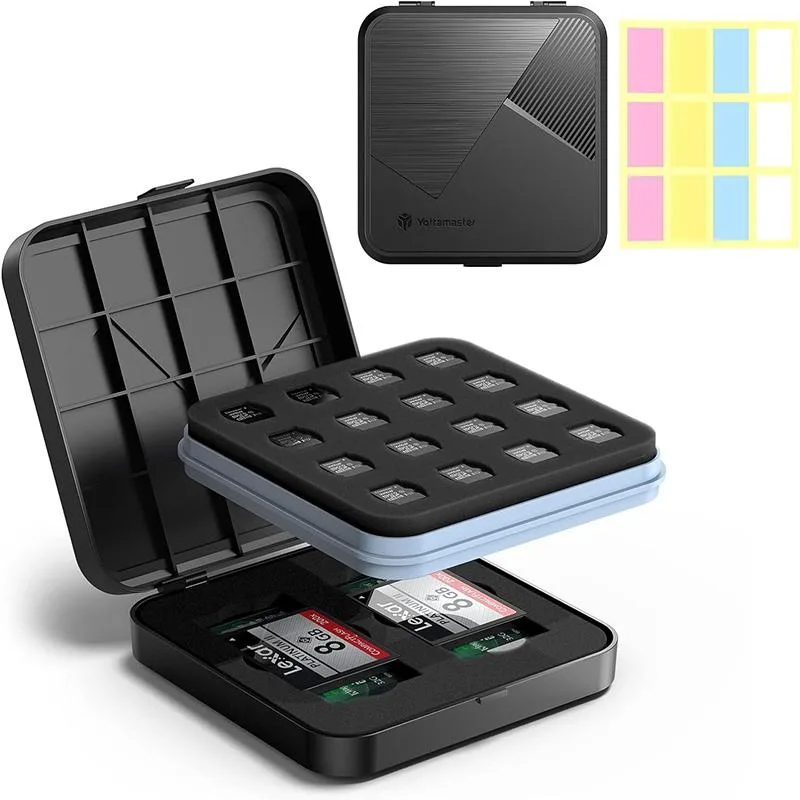 Yottamaster Yottamaster 22 Slot Memory Card Case 4 SD 16 TF 2 CF — product photo