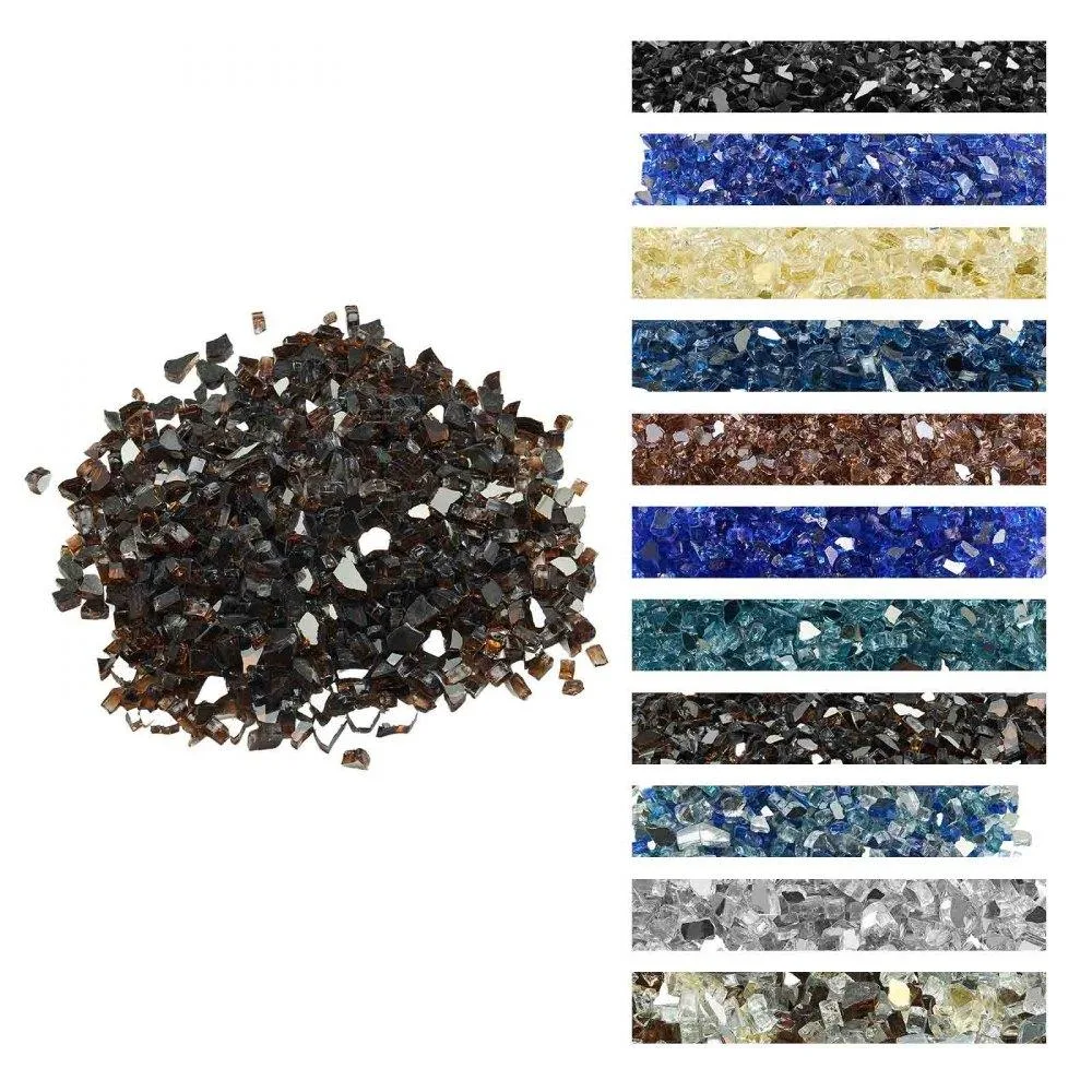 VEVOR VEVOR Fire Glass 20 lbs 9.0 kg 1/2 in 12.7 mm Copper — product photo