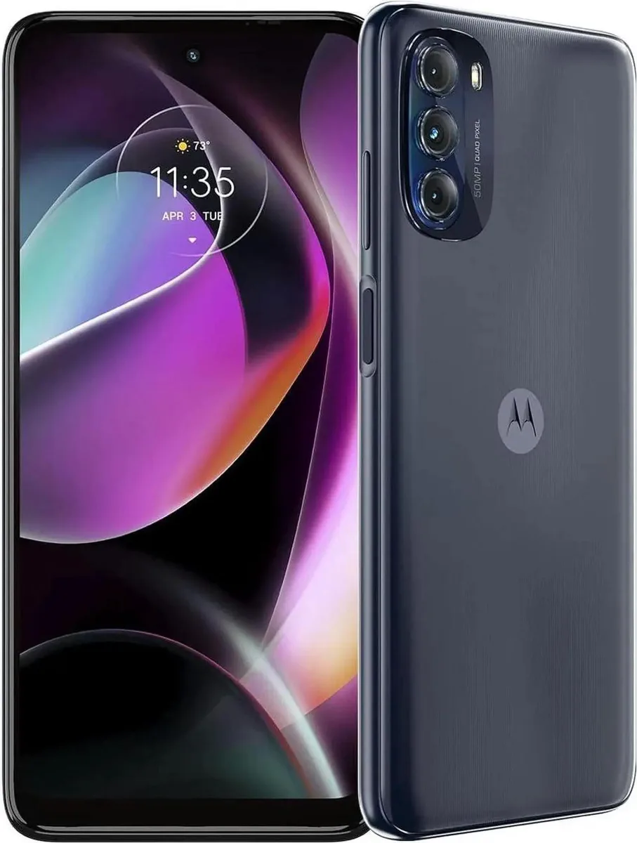 Motorola Motorola Moto G 5G (2022) 64GB 4GB RAM Moonlight Gray (Boost Mobile) prepaid — product photo