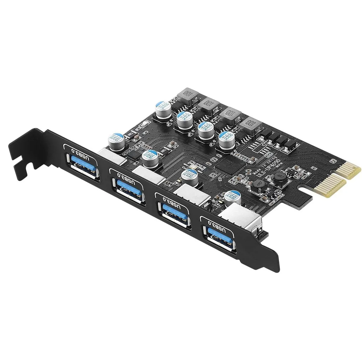 ESTONE ESTONE PCIE24ABK 4-Port PCIe USB 3.0 Expansion Card — product photo