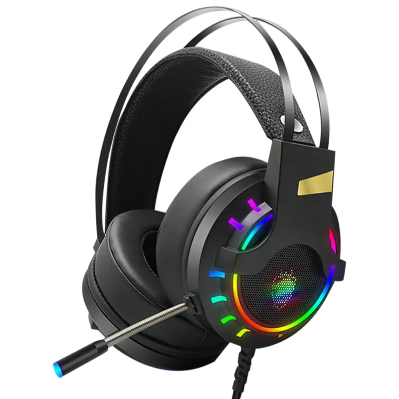 Hitoor Hitoor Stereo Gaming Headset 7.1 RGB USB Wired 40mm 108dB 2.2m Black — product photo