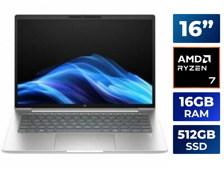 HP HP ProBook 4 G1a 16.0" laptop AMD Ryzen 7 250 16GB 512GB SSD BM2E3UT#ABA — product photo