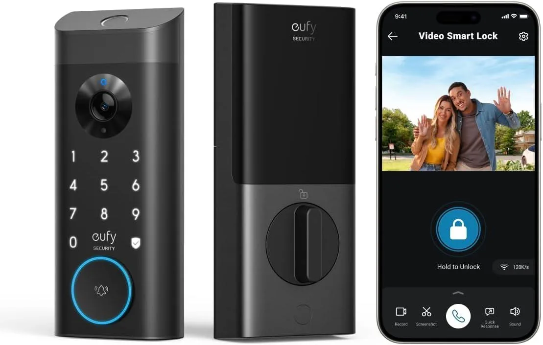 eufy eufy Security Video Smart Lock E330 2K Camera Fingerprint Keyless Entry — product photo