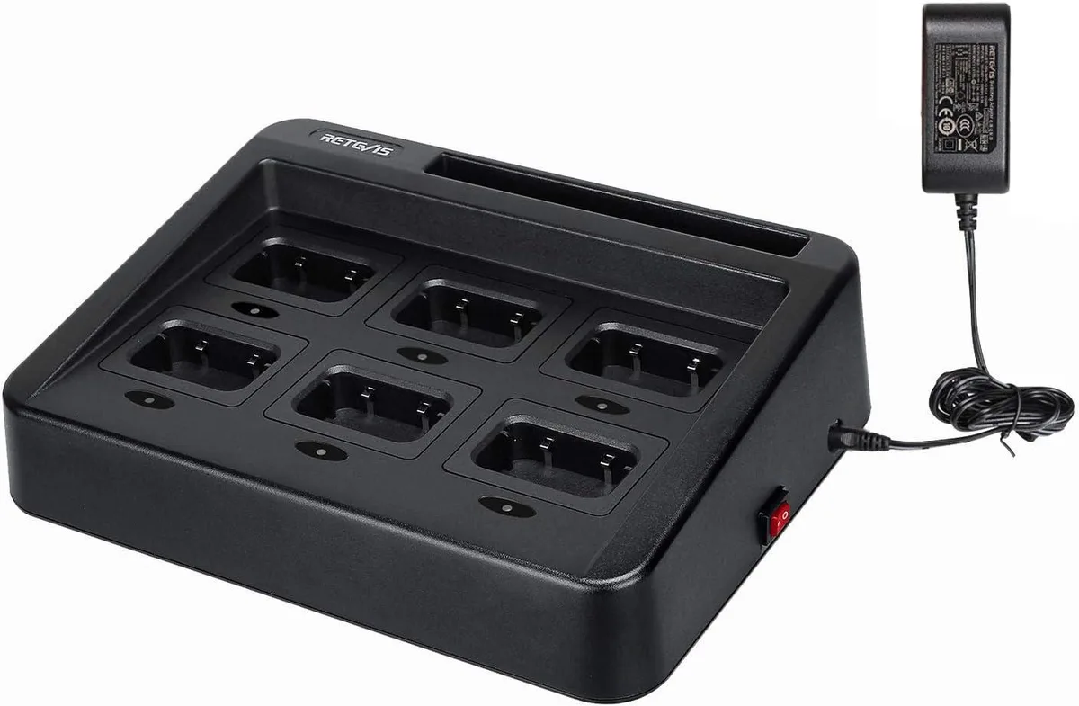 usbroway usbroway Six-Way Charger for RT29 RB23 HD1 — product photo