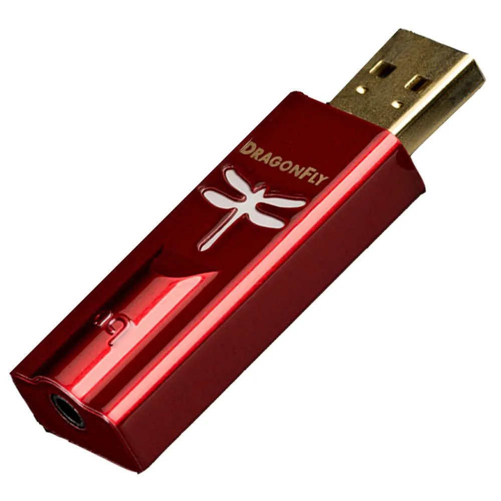 AudioQuest AudioQuest DragonFly Red USB DAC Headphone Amplifier 24-bit 96kHz 32-bit 2.1v — product photo