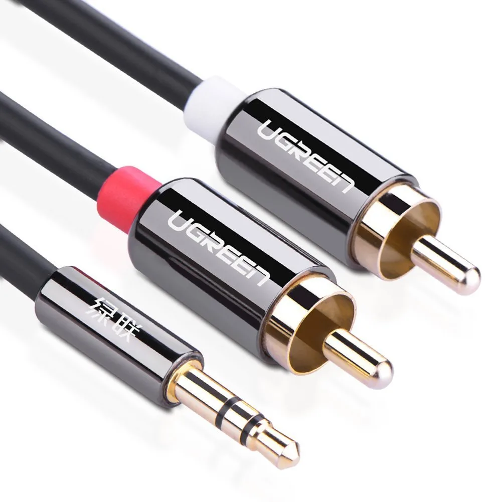 TeKit TeKit 3.5mm to 2RCA Y Splitter Cable 10ft 10590 — product photo
